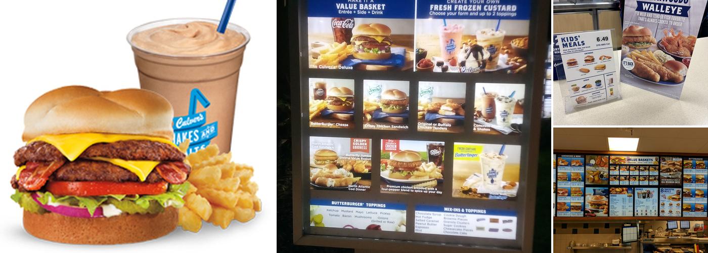 Culver’s Menu