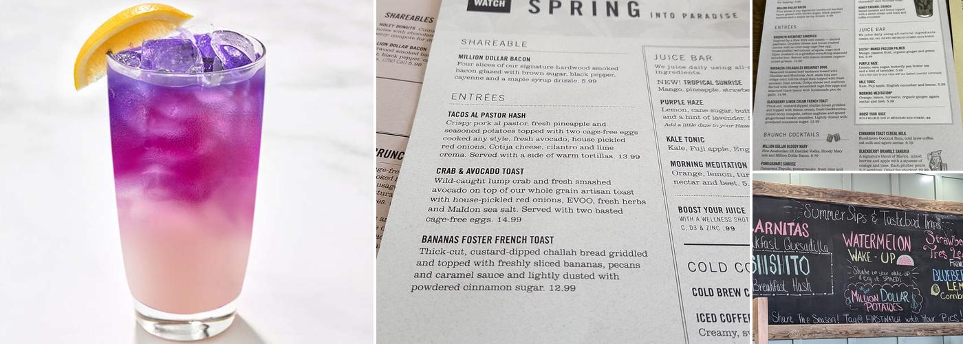 First Watch Menu