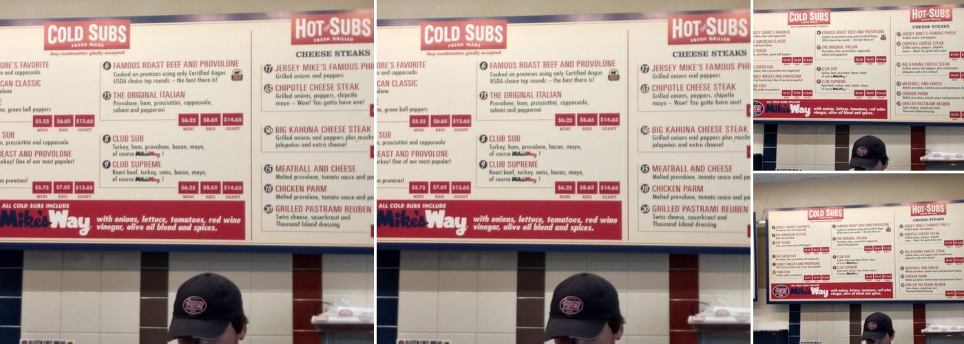 Jersey Mike's Subs Menu