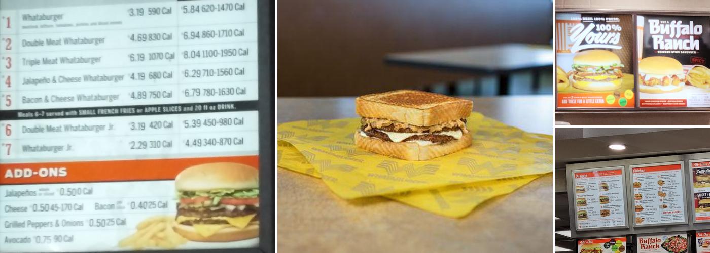 Whataburger Menu