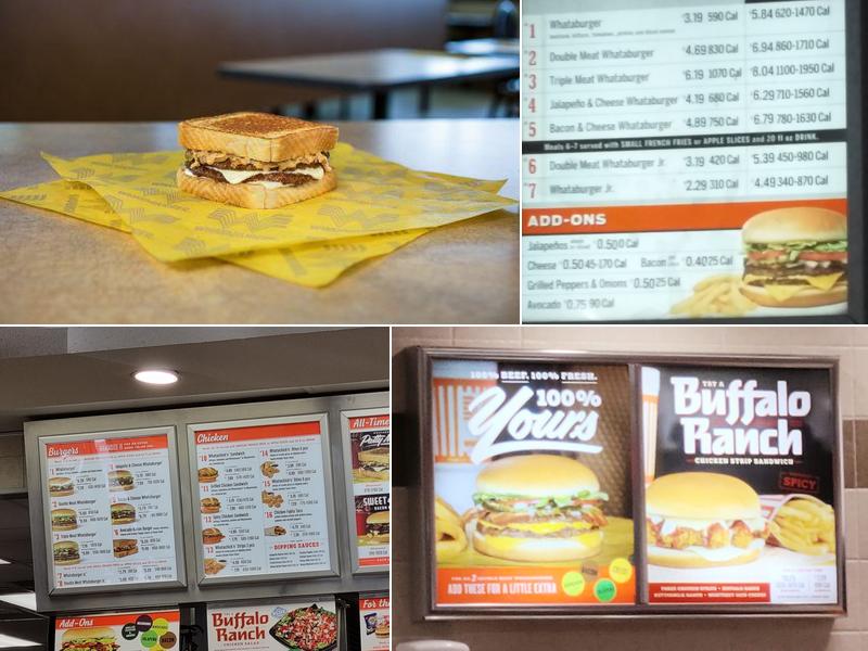 Whataburger Menu