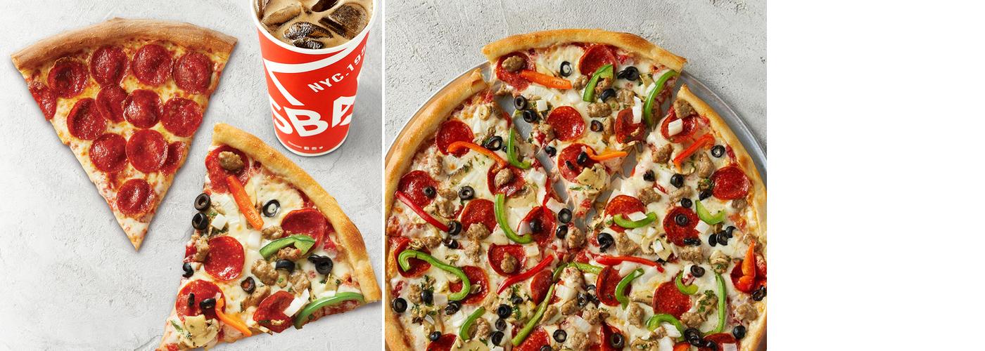 Sbarro Coastland Menu