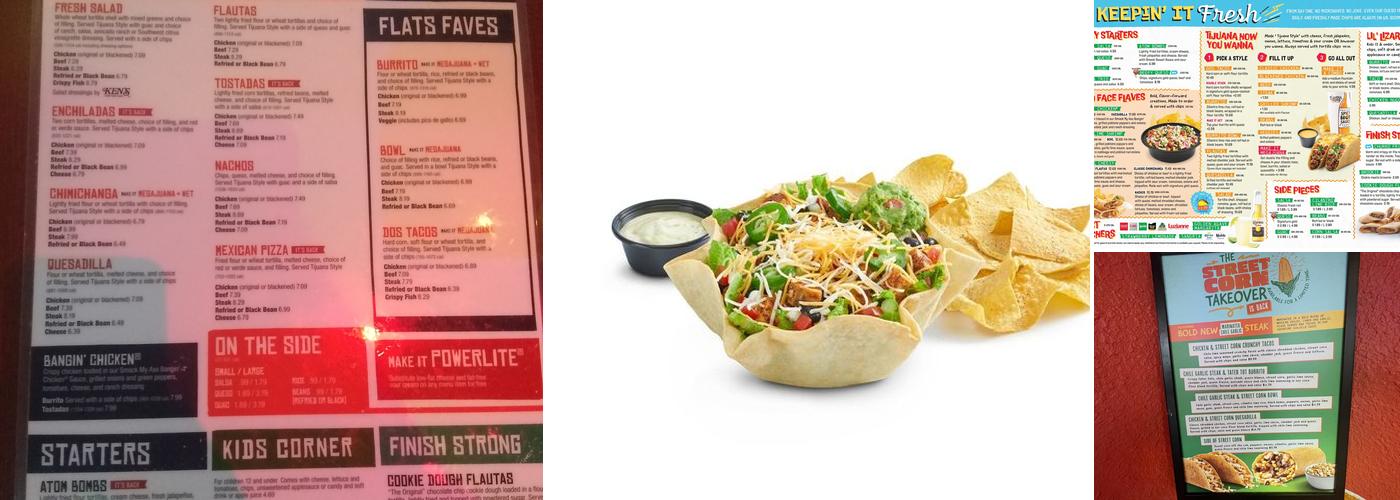 Tijuana Flats Menu
