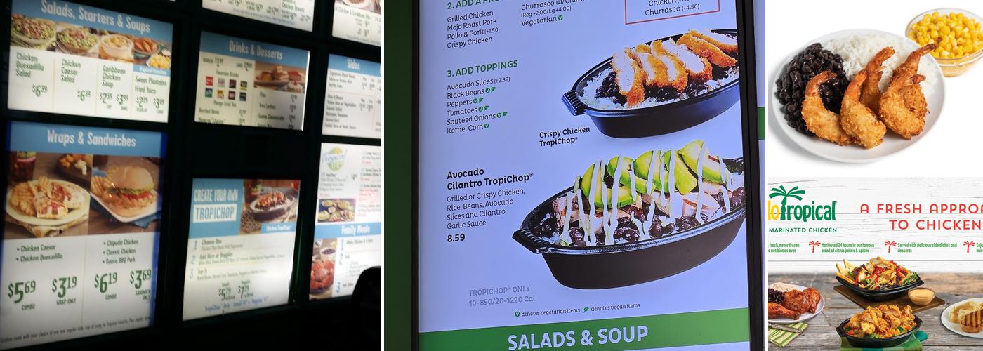 Pollo Tropical Menu