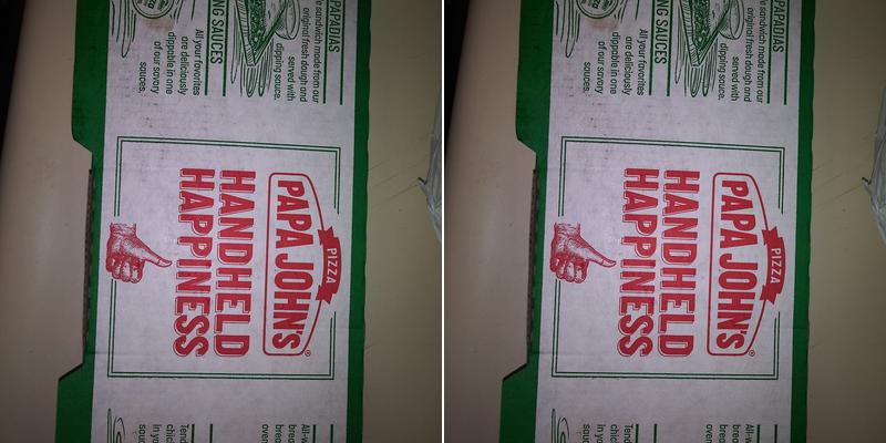 Papa Johns Pizza Menu