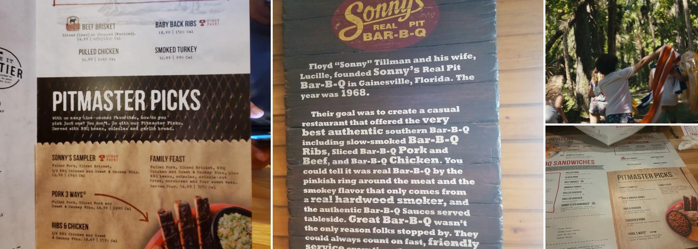 Sonny's BBQ Menu