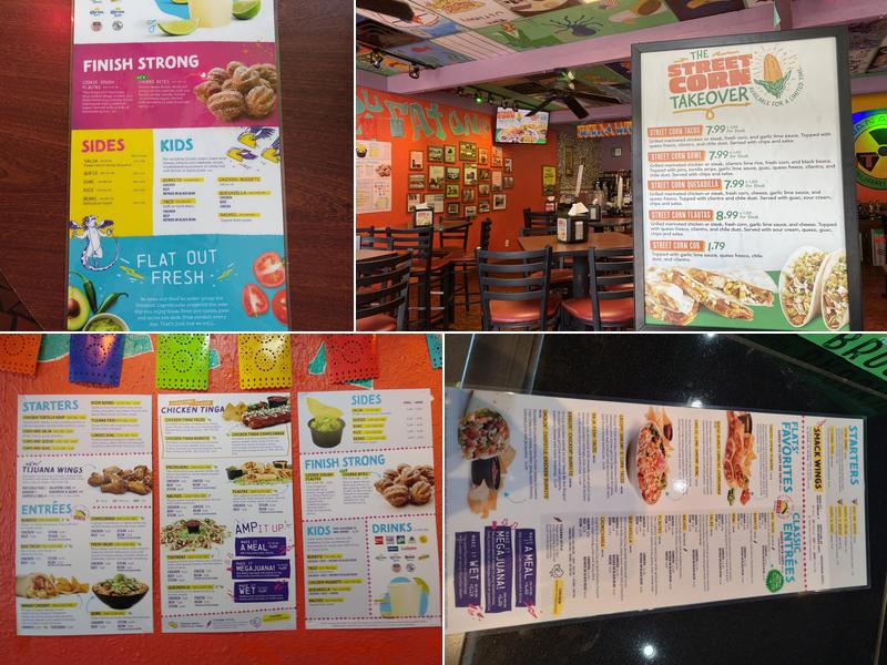 Tijuana Flats Menu