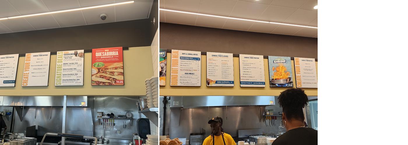 QDOBA Mexican Eats Menu