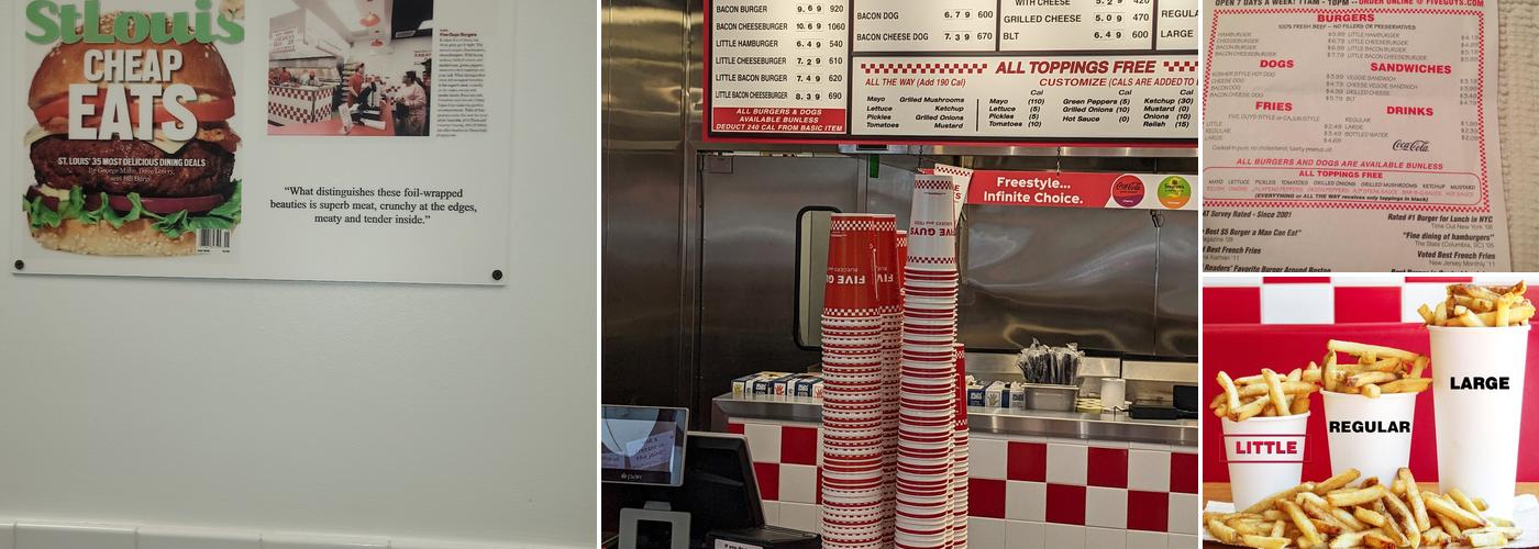 Five Guys Menu