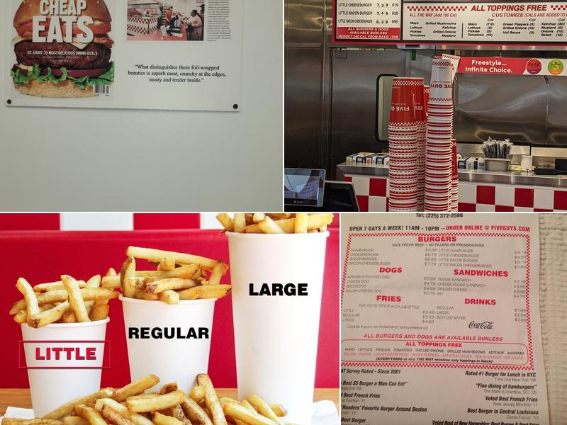 Five Guys Menu