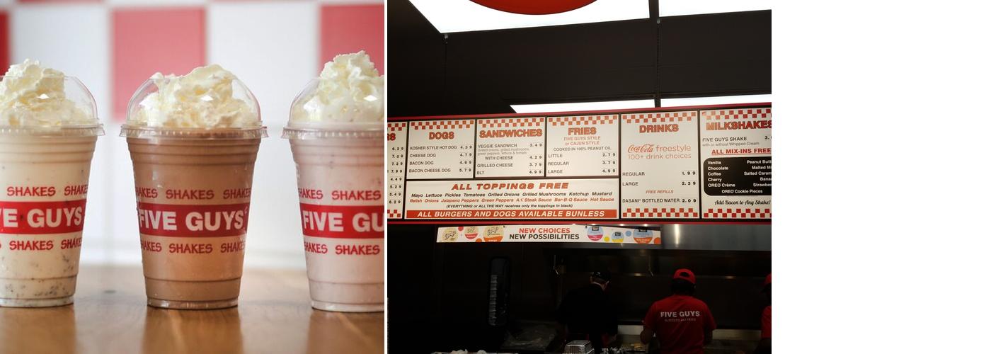 Five Guys Menu