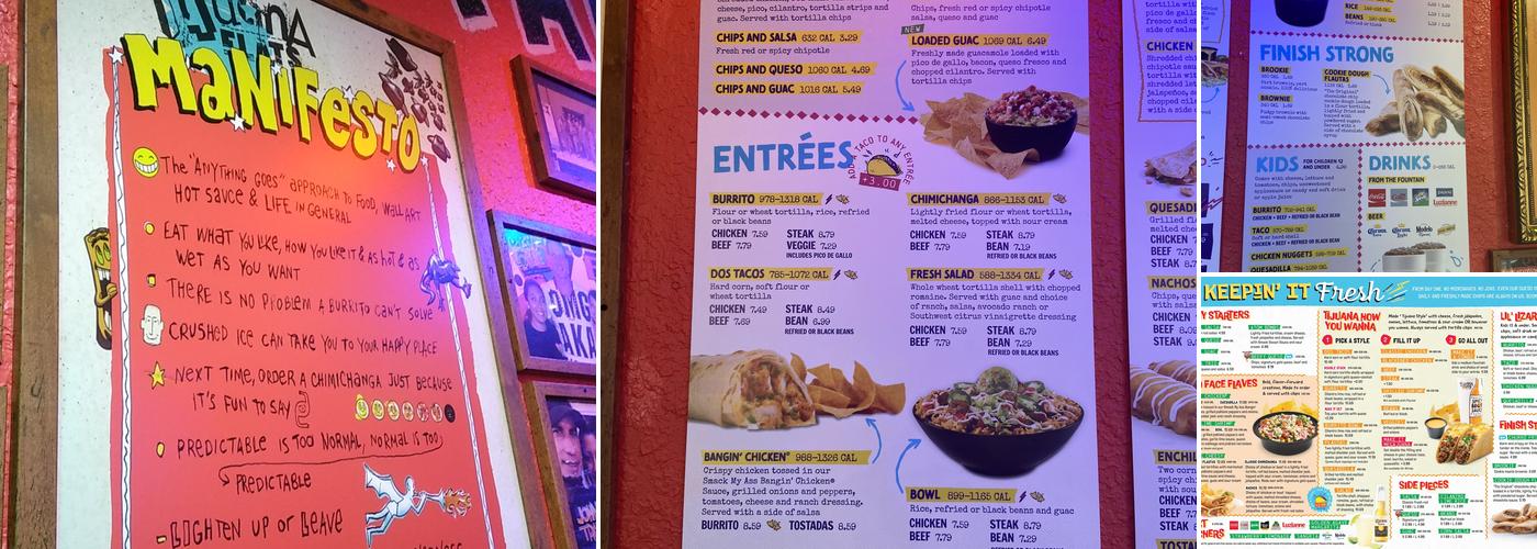 Tijuana Flats Menu