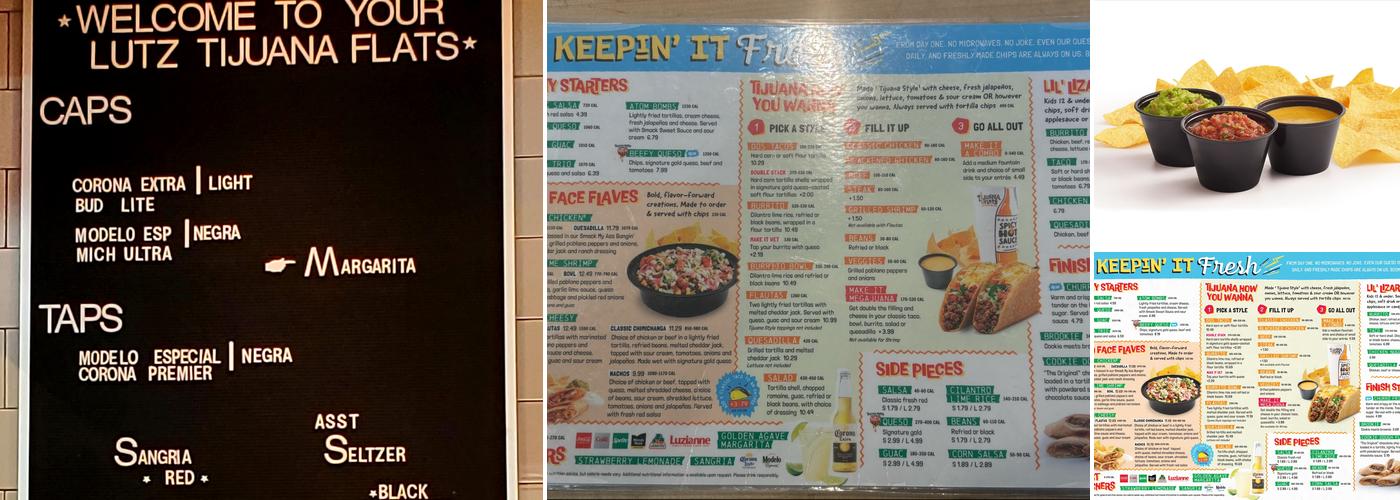 Tijuana Flats Menu