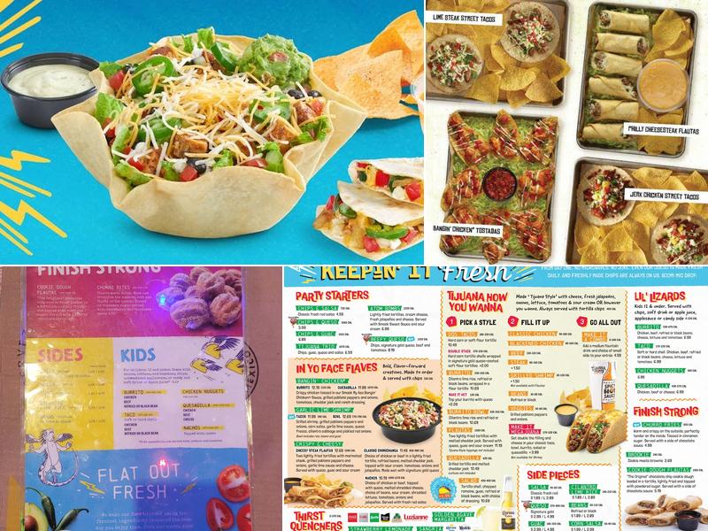 Tijuana Flats Menu
