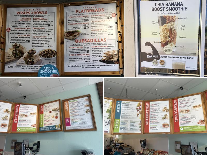 Tropical Smoothie Cafe Menu
