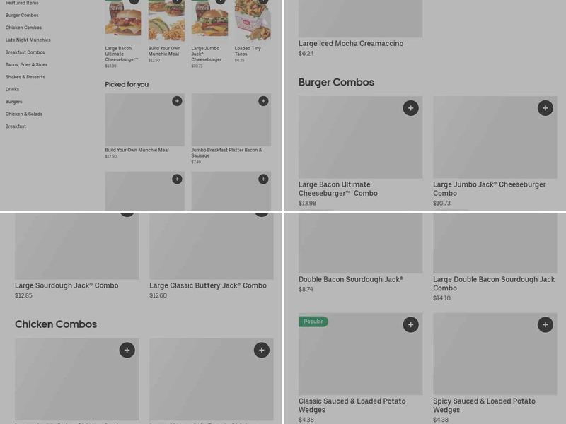 Jack In The Box Menu