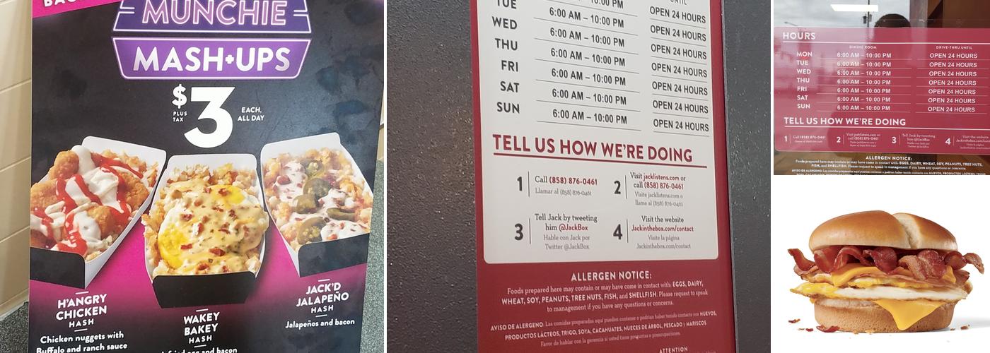 Jack In The Box Menu