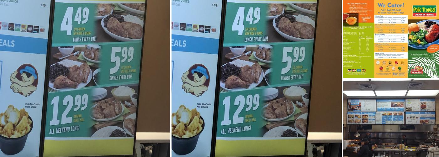 Pollo Tropical Menu