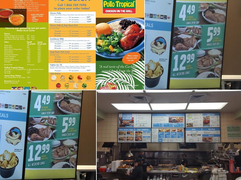 Pollo Tropical Menu
