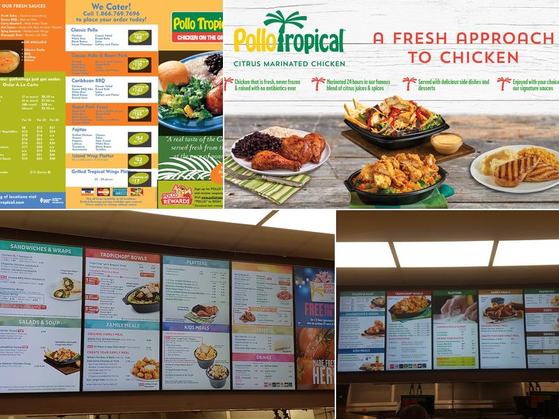 Pollo Tropical Menu