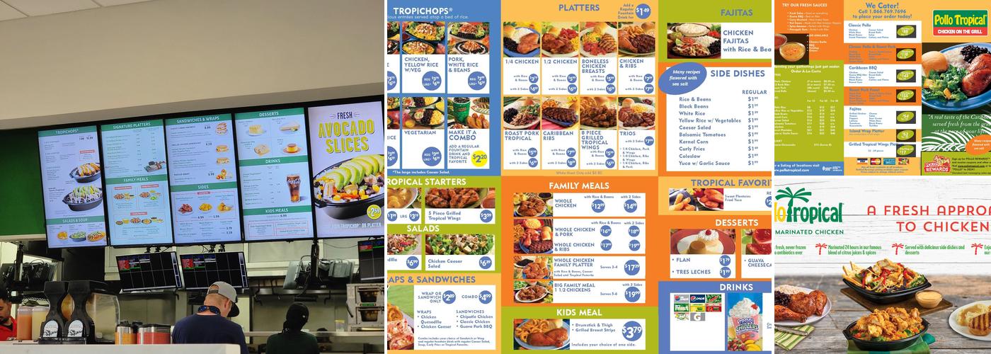 Pollo Tropical Menu