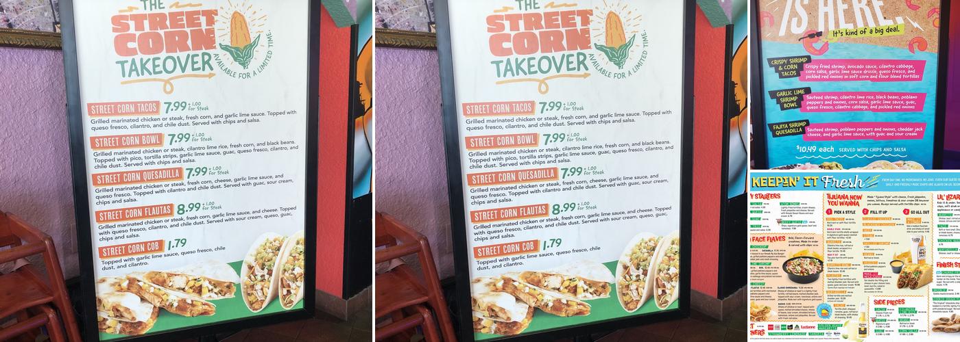 Tijuana Flats Menu