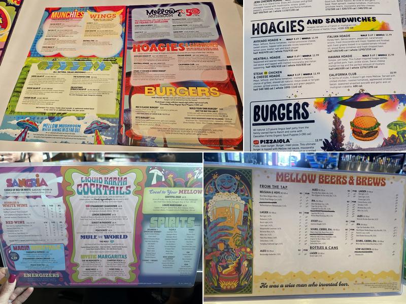 Mellow Mushroom Lakeland Menu