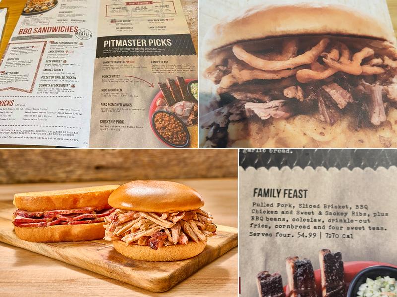 Sonny's BBQ Menu