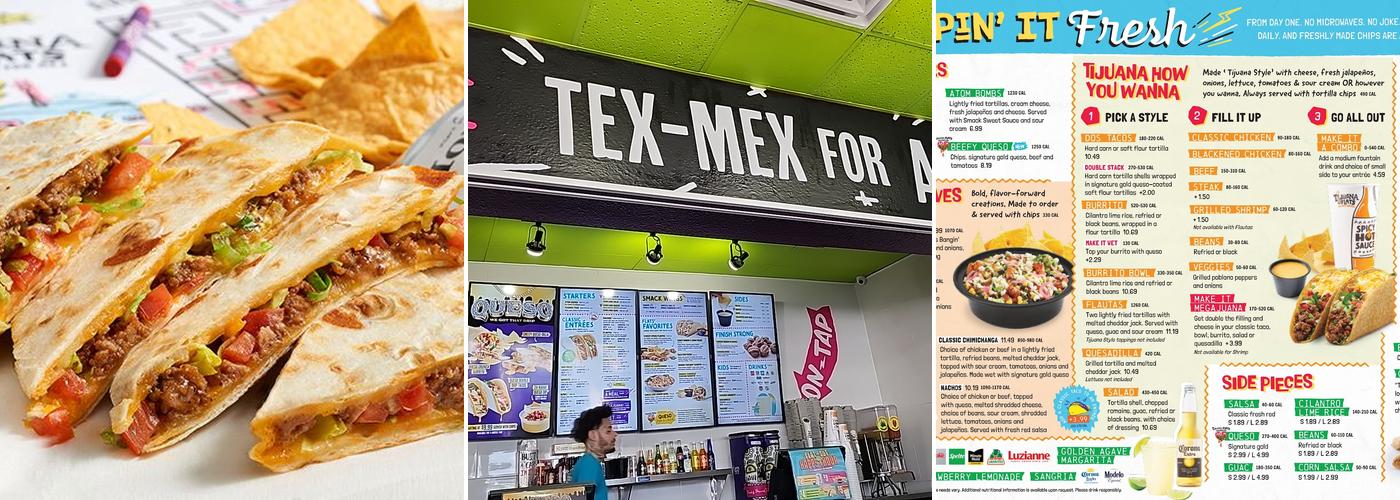 Tijuana Flats Menu