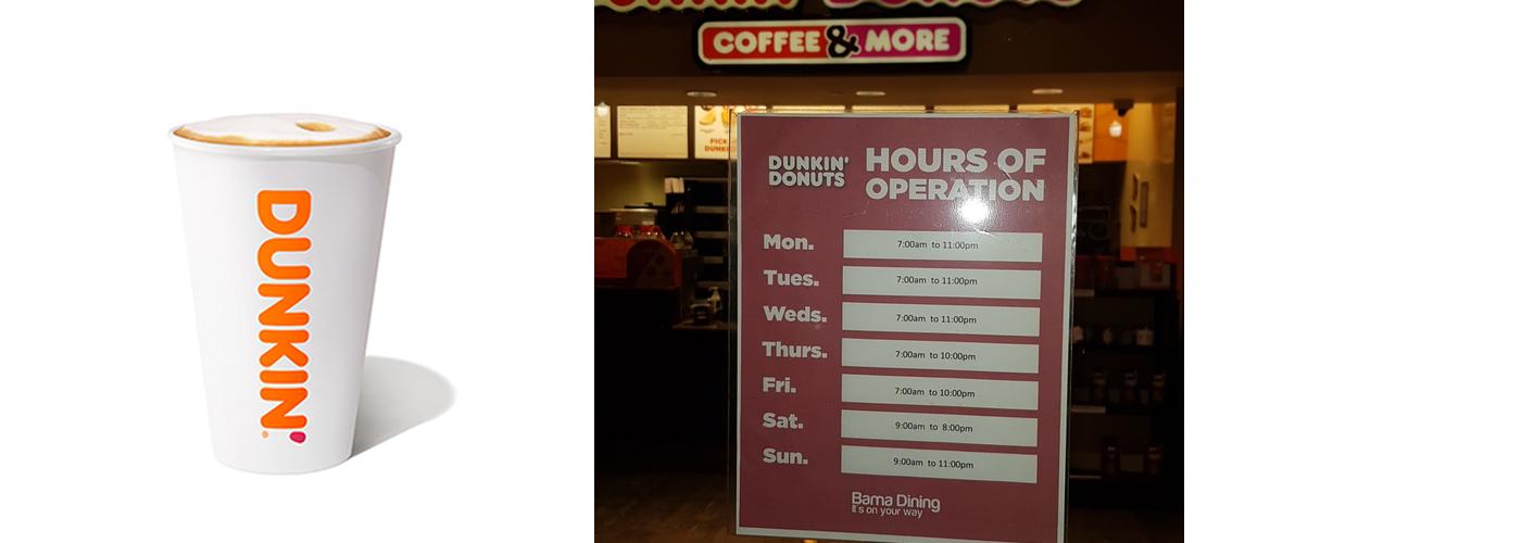Dunkin' Menu