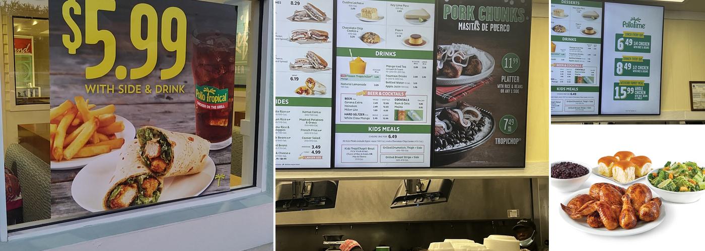 Pollo Tropical Menu