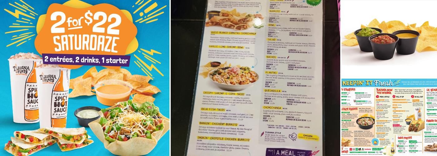 Tijuana Flats Menu
