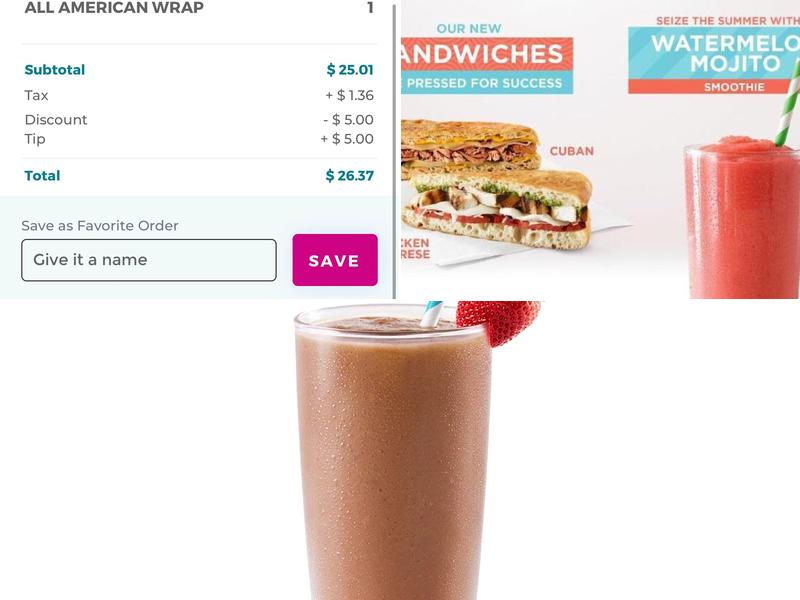 Tropical Smoothie Cafe Menu