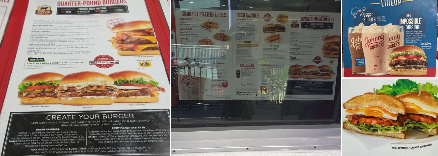 Johnny Rockets Menu