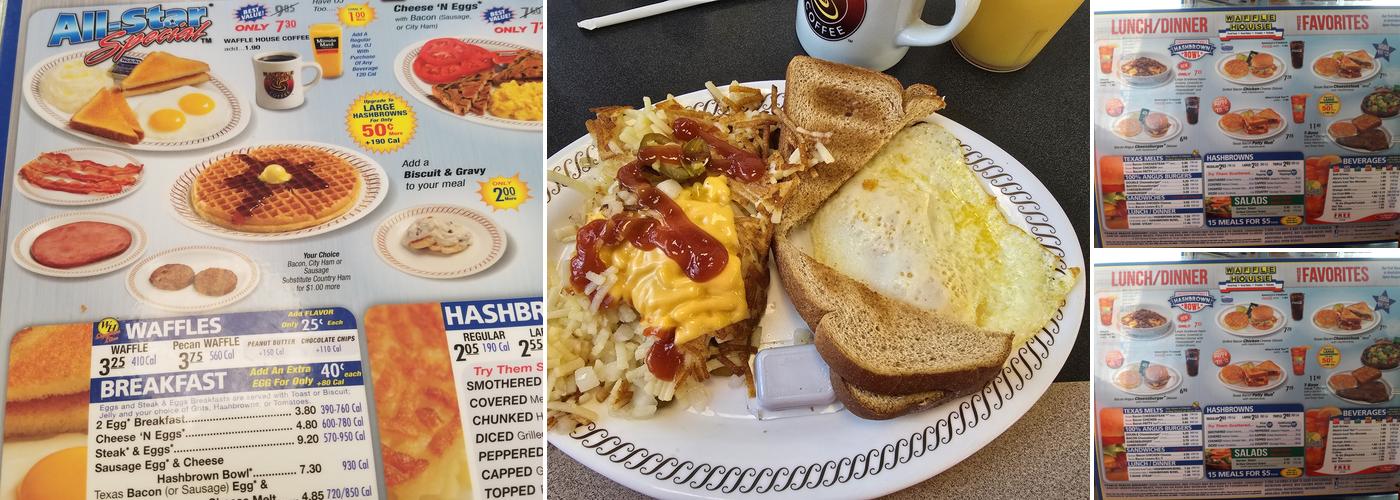 Waffle House Menu