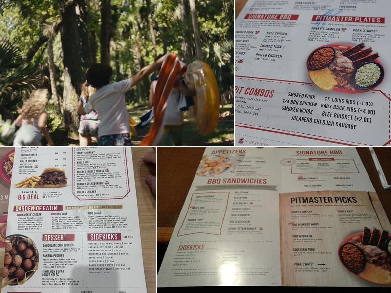 Sonny's BBQ Menu