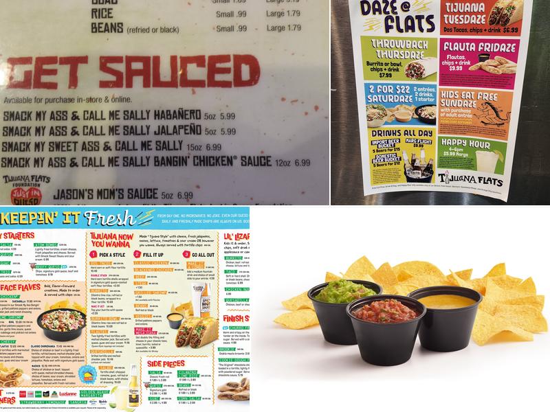 Tijuana Flats Menu