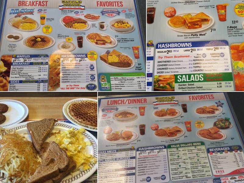 Waffle House Menu
