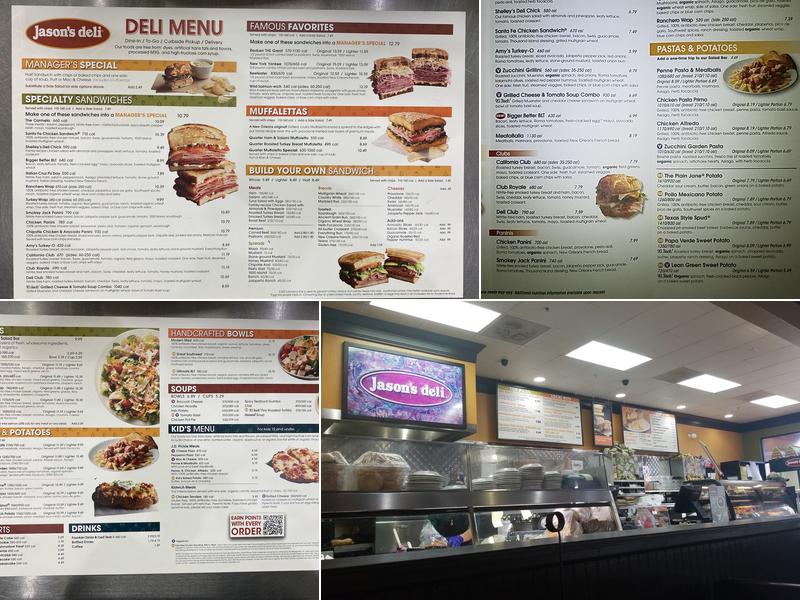 Jason's Deli Menu