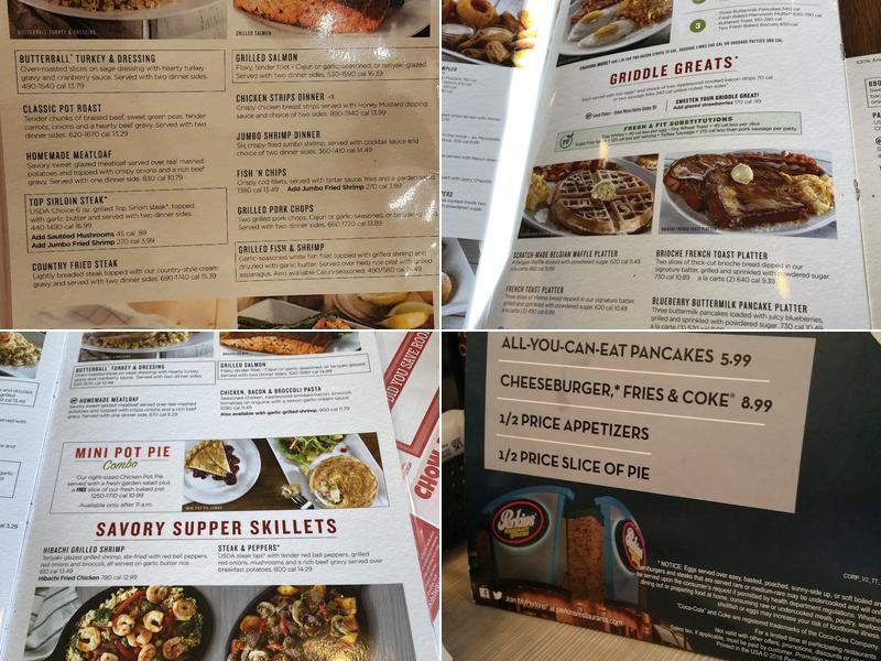 Perkins Restaurant & Bakery Menu