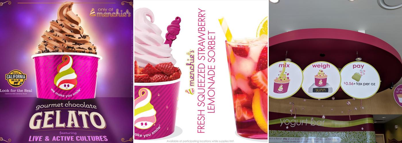 Menchie's Frozen Yogurt Menu