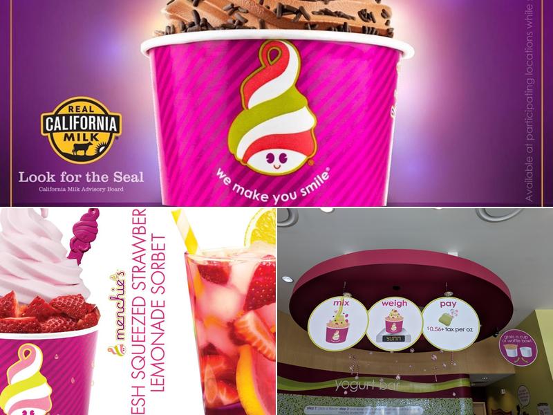 Menchie's Frozen Yogurt Menu