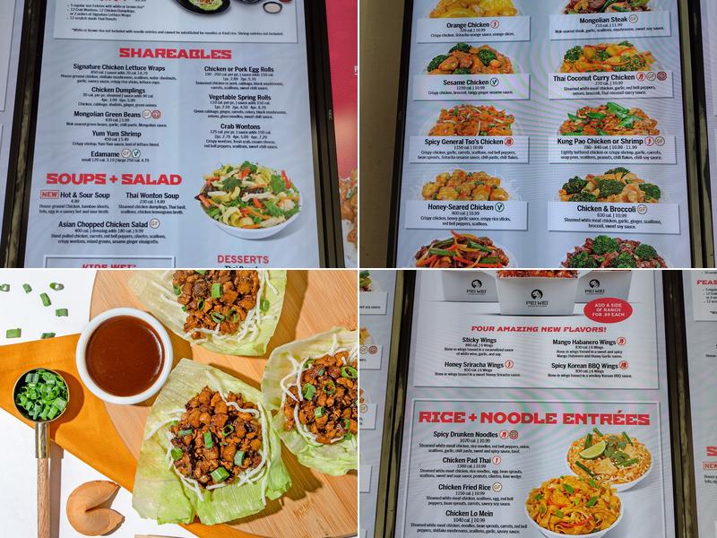 Pei Wei Asian Kitchen Menu