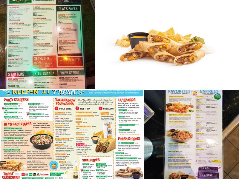 Tijuana Flats Menu