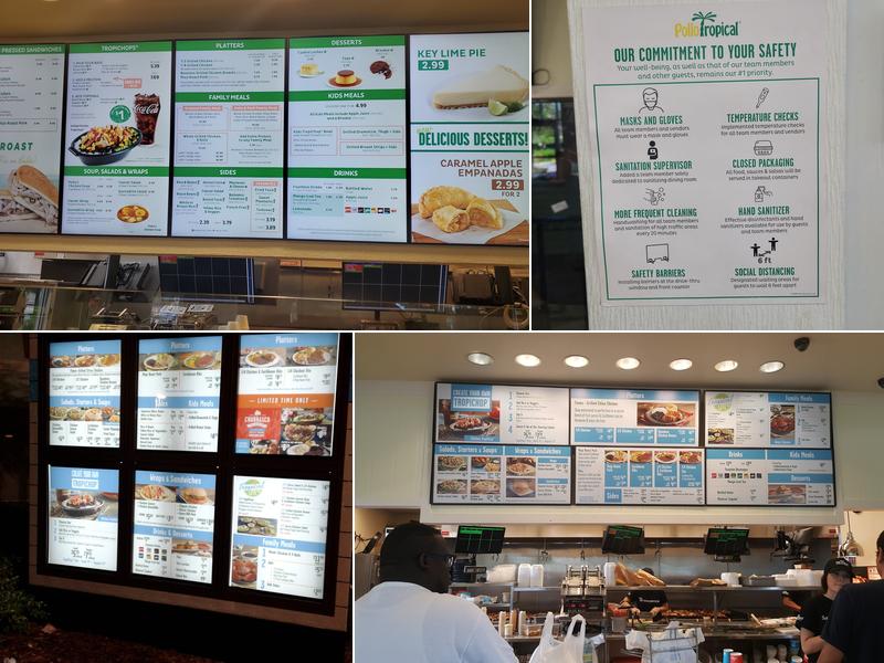 Pollo Tropical Menu
