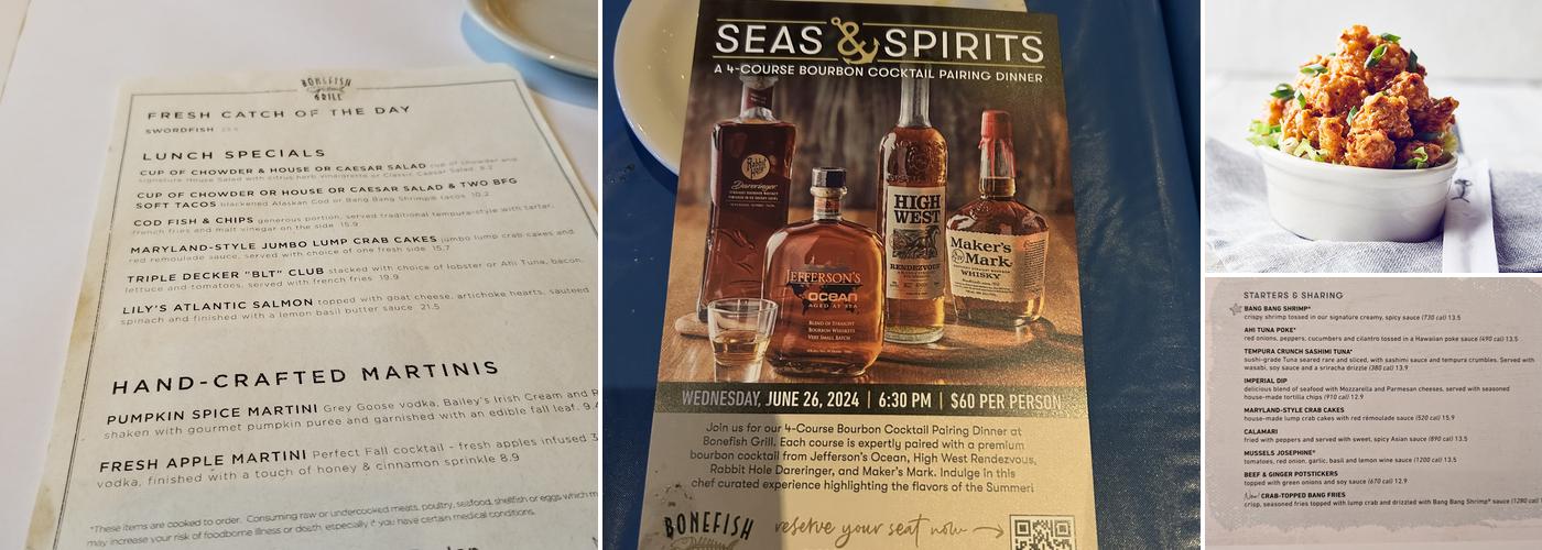 Bonefish Grill Menu