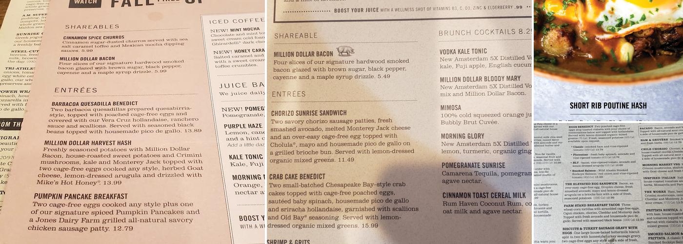 First Watch Menu