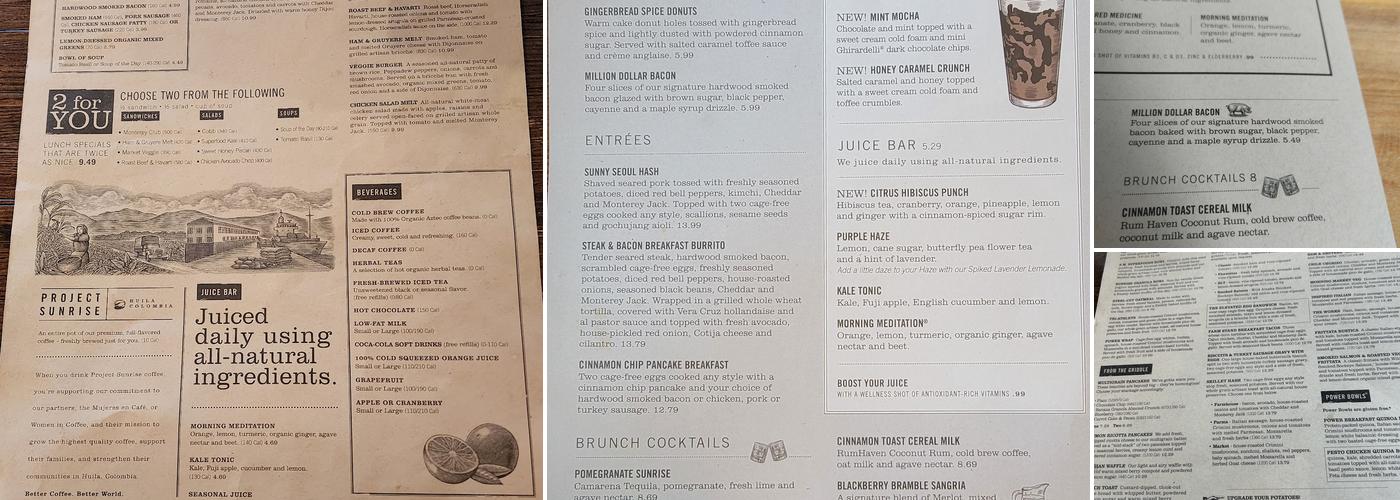 First Watch Menu