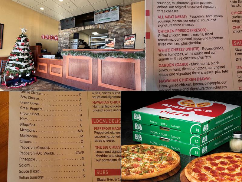 Marco's Pizza Menu