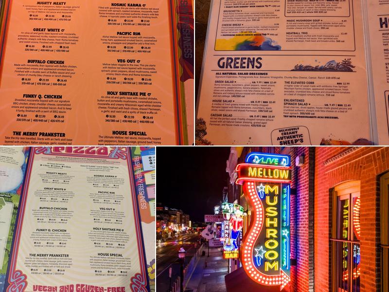 Mellow Mushroom Menu